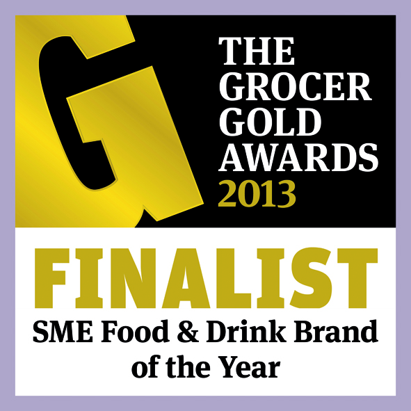 The Grocer SME Food and Drink Brand Finalist badge 2013