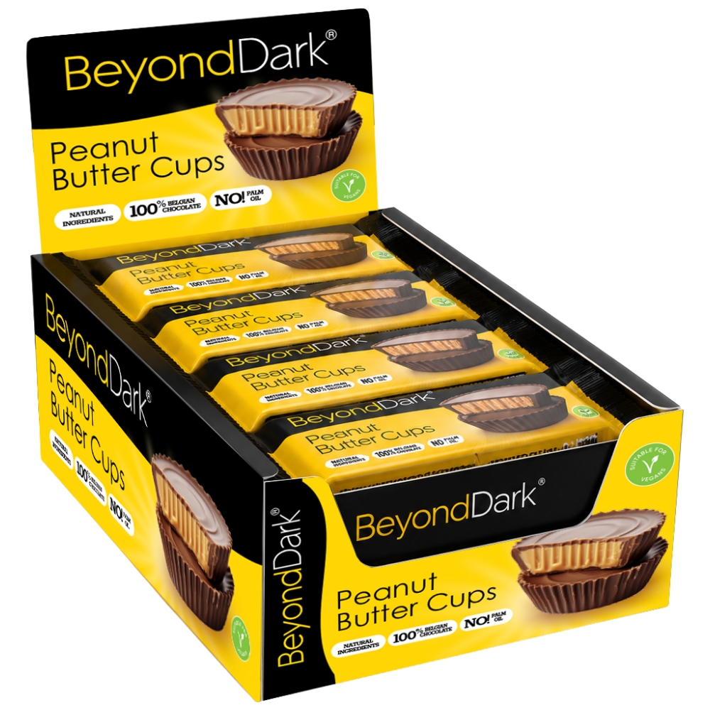 BEYOND DARK - Dark Chocolate Peanut Butter Cups (12 Pack)
